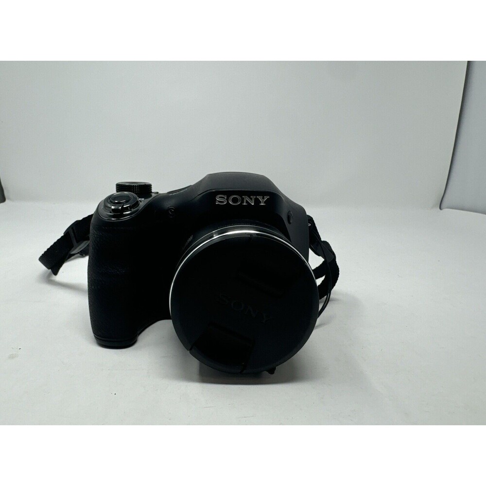 Sony Cyber-Shot DSC-H300 Digital Camera, Black {20.1MP} With Strap & Lens Cap